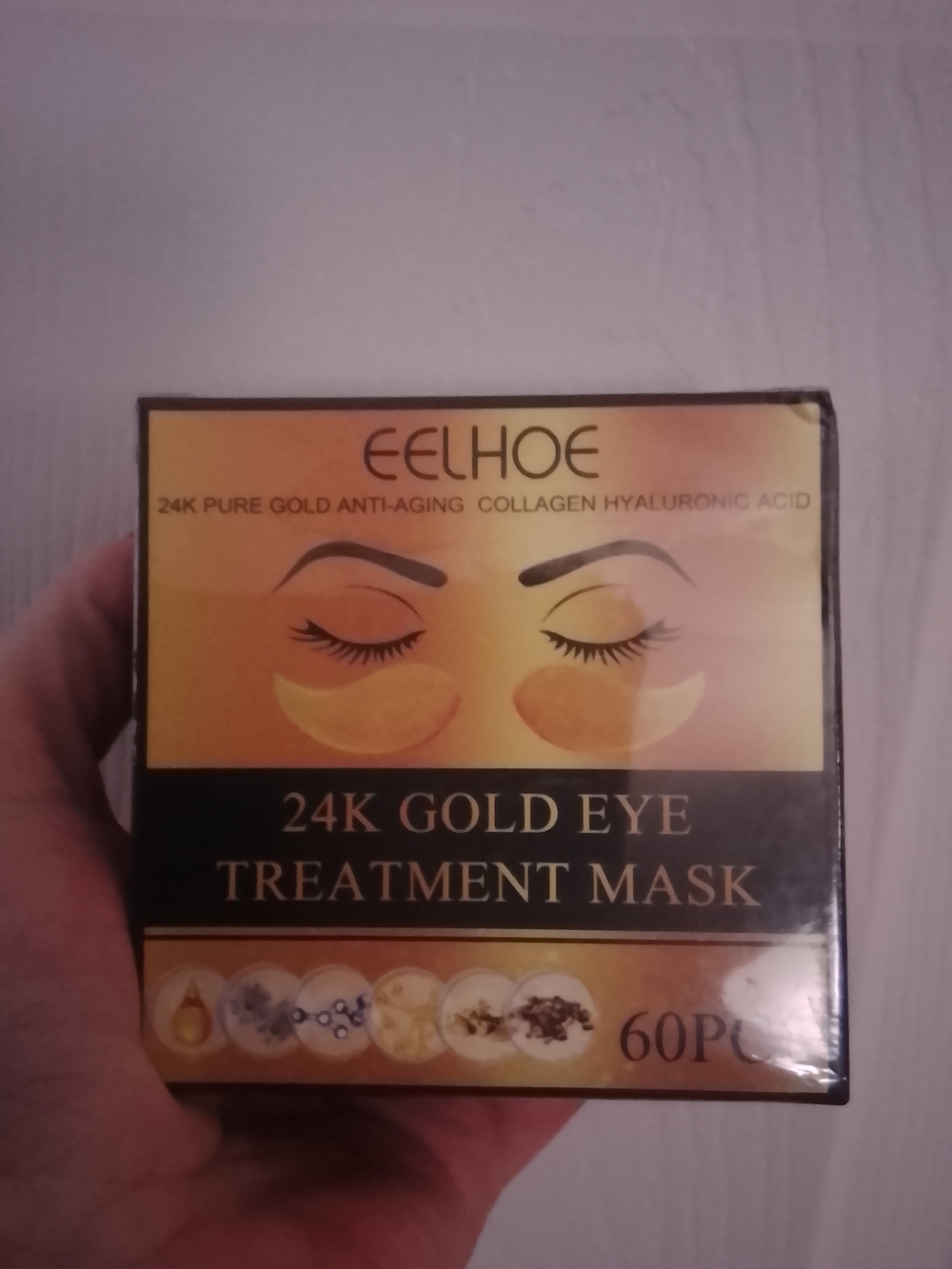 EELHOE 24K Gold Eye Treatment Mask 60 Patches